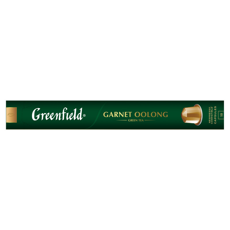 Чай Greenfield Garnet Oolong зелёный в капсулах, 10х2.5г — фото 1