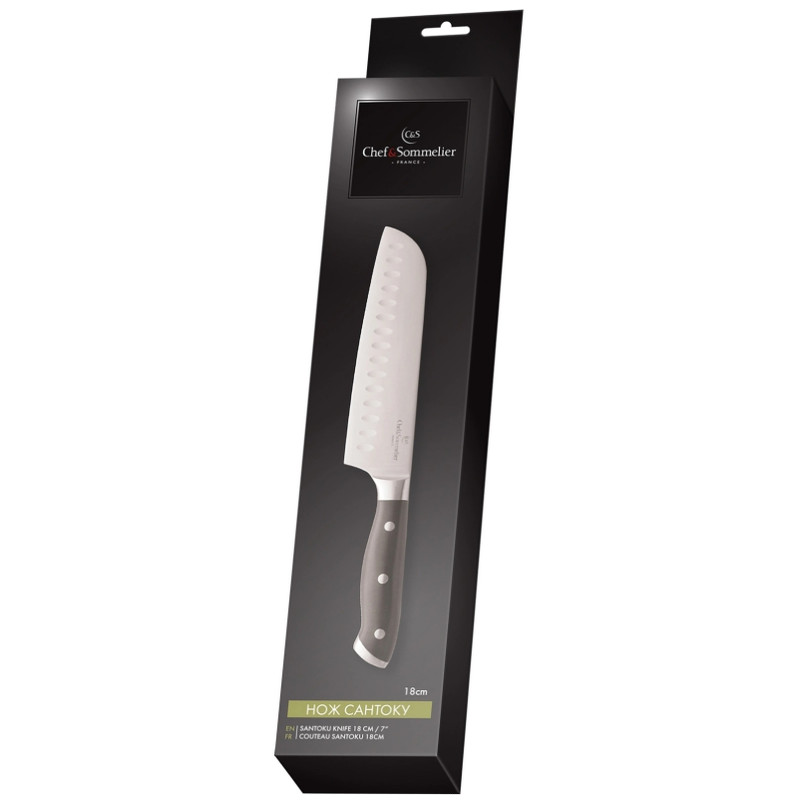 Нож Chef&Sommelier Сантоку кухонный, 18см — фото 1