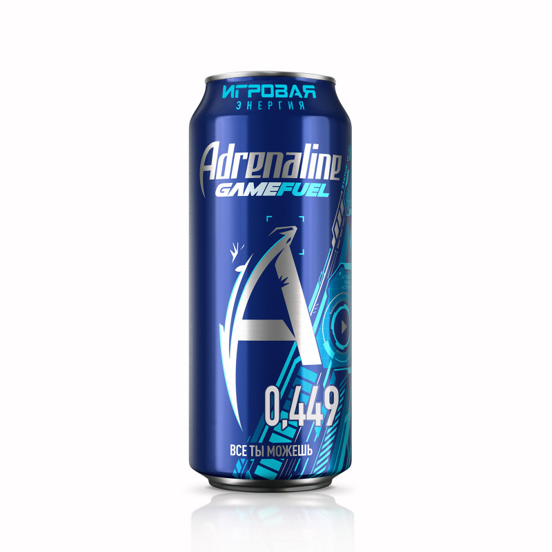 Энергетический напиток Adrenaline Game Fuel, 449мл — фото 1