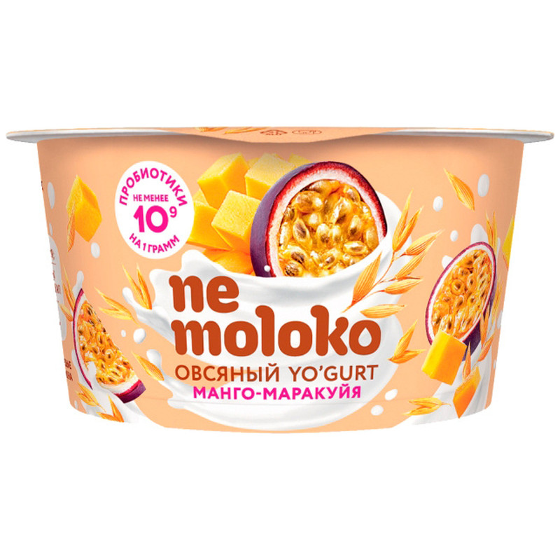 Продукт овсяный Nemoloko Yogurt манго-маракуйя обогащённый для детского питания, 130г — фото 4