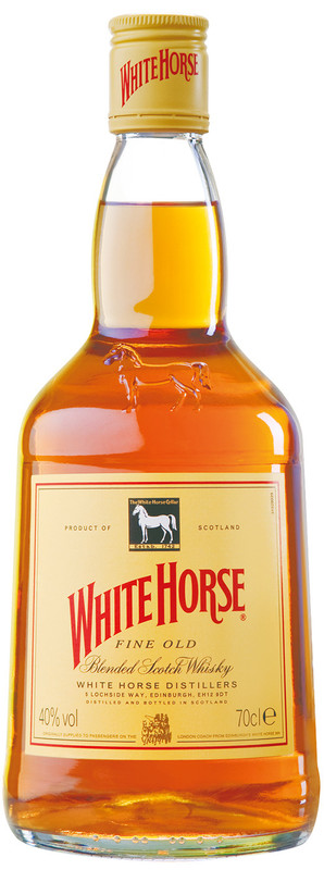 Виски White Horse 3-летний шотландский 40% в подарочной упаковке, 700мл — фото 1