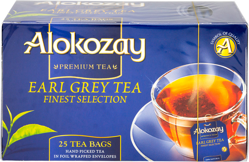 Чай Alokozay Эрл Грей чёрный с бергамотом в пакетиках, 25х2г — фото 4