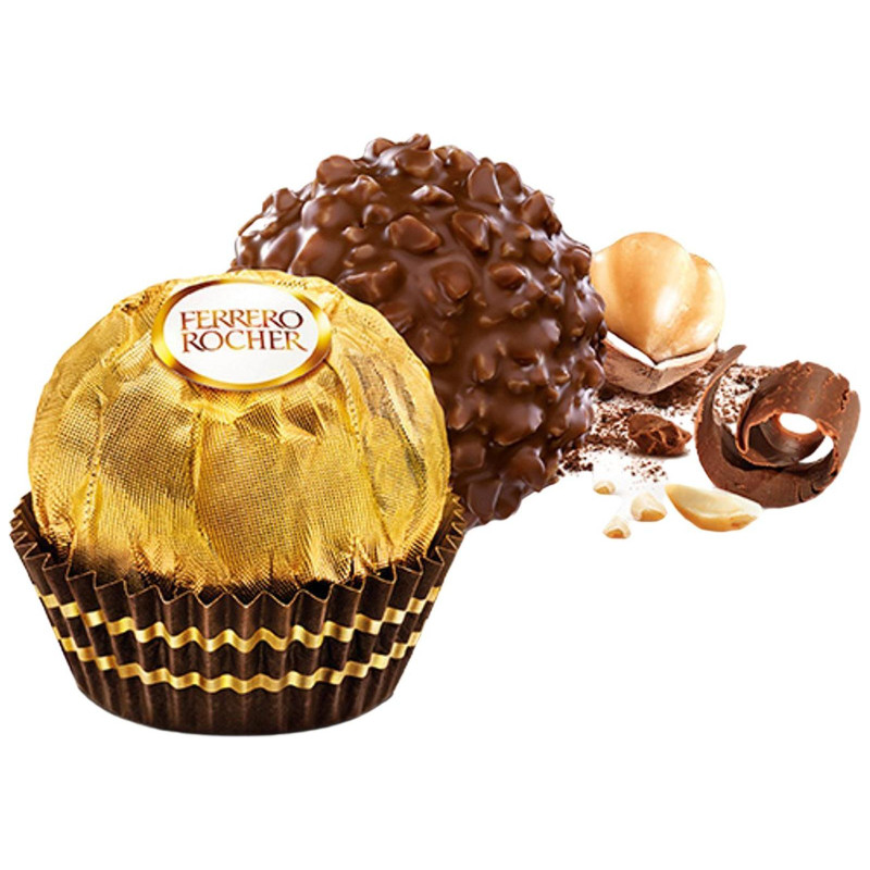 Конфеты Ferrero Rocher молочный шоколад и лесной орех, 525г — фото 7
