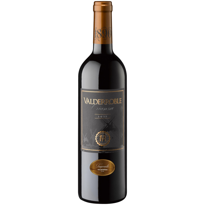 Вино Valderroble Tempranillo Crianza красное сухое 12,5%, 750мл