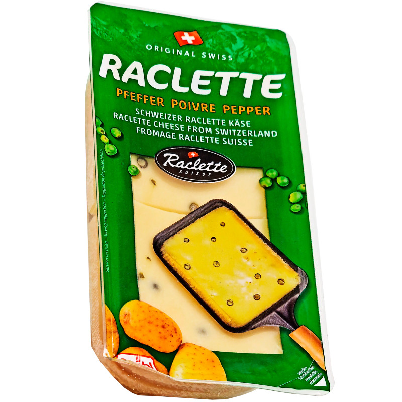 Сыр Strahl Раклет с зеленым перцем 45%, 200г — фото 2