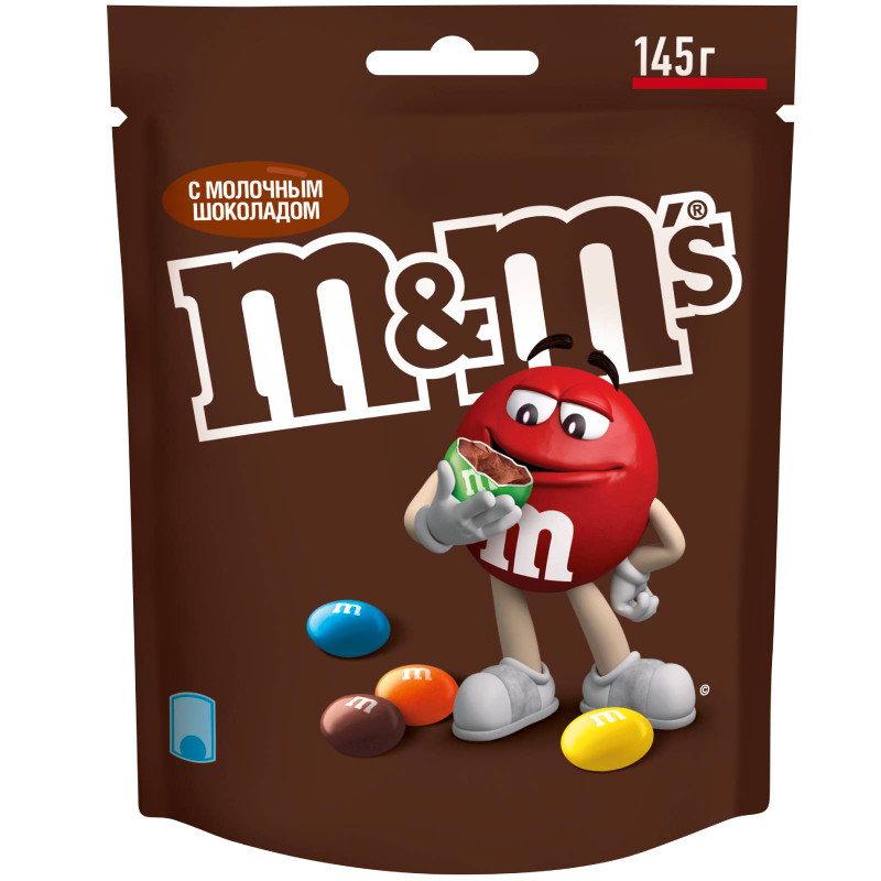Конфеты M&M's драже c молочным шоколадом для компании, 145г