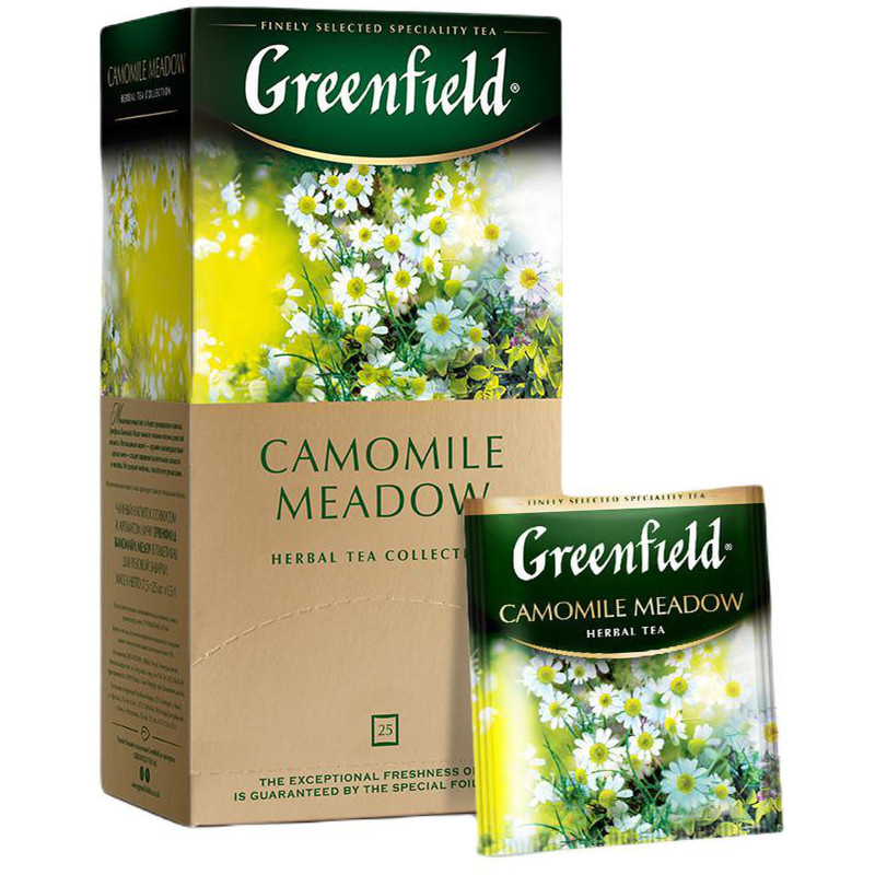 Чай Greenfield Camomile Meadow травяной в пакетиках, 25х1.5г — фото 3