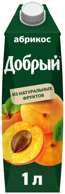 Нектар Добрый абрикосовый, 1л