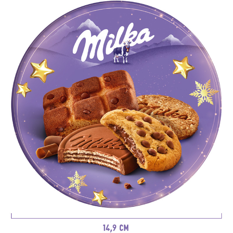 Набор Milka печенья вафли и бисквитные пирожные, 199г — фото 1