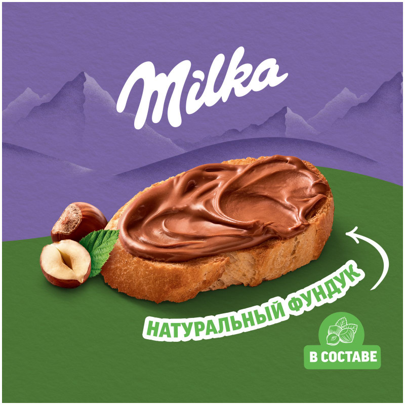 Паста ореховая Milka с добавлением какао, 350г — фото 3