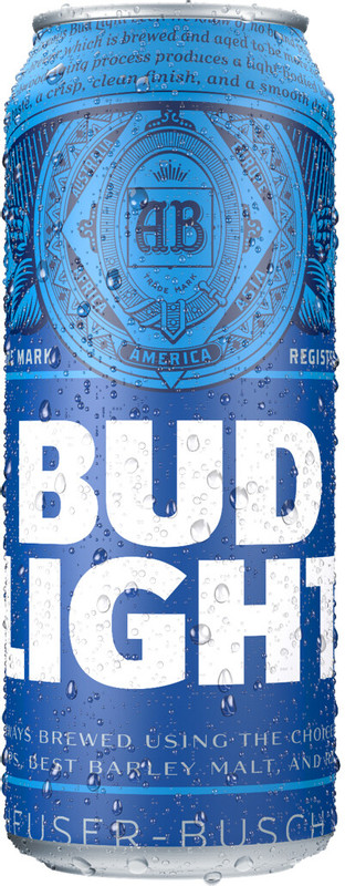 Пиво Bud Лайт светлое 4.1%, 450мл