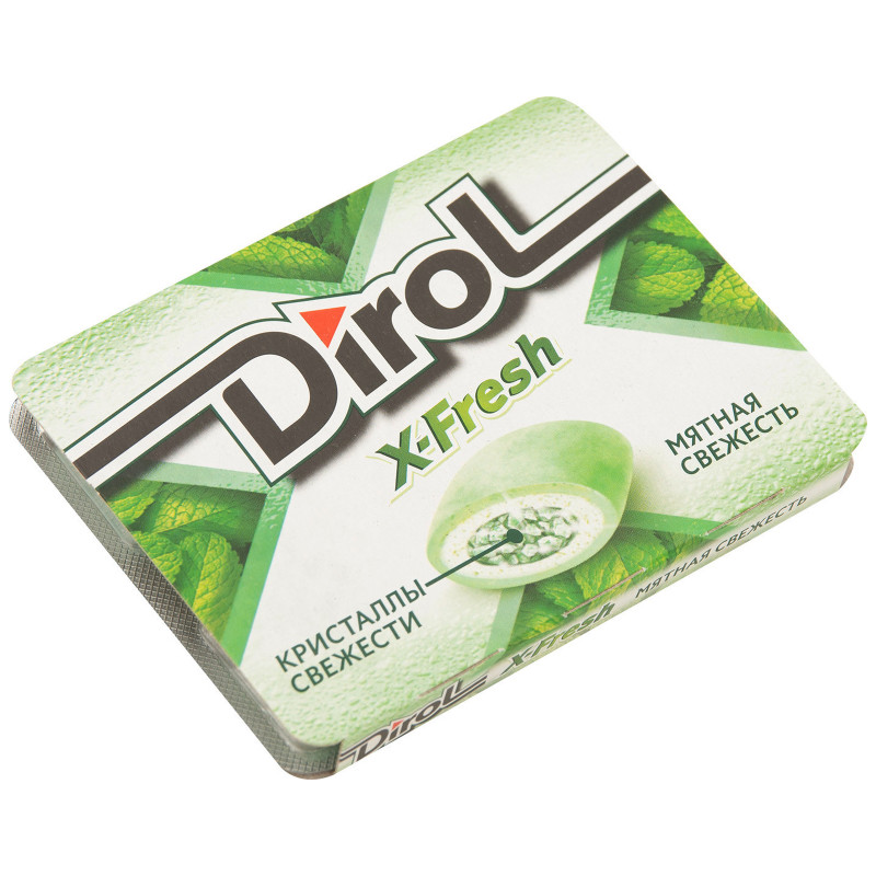 Жевательная резинка Dirol X-Fresh Мятная свежесть без сахара, 16г — фото 2