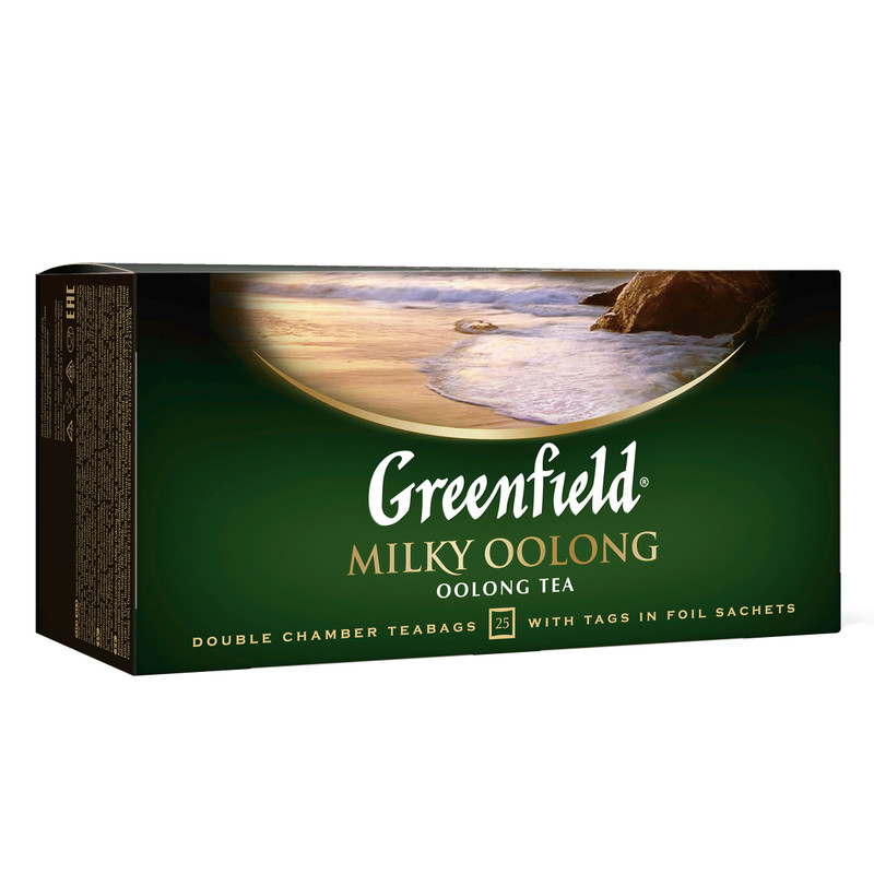 Чай Greenfield Молочный оолонг зелёный в пакетиках, 25x2г — фото 2