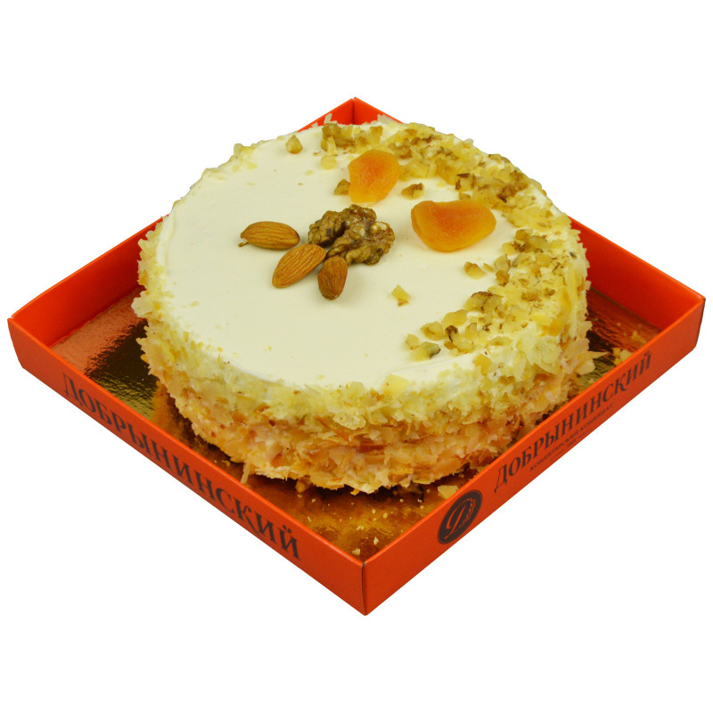 Торт бисквитный Добрынинский Домашний Морковный, 550г — фото 2