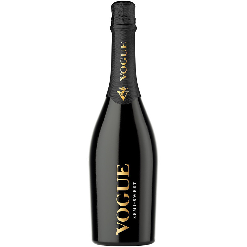 Шампанское Vogue белое полусладкое 10.5-13%, 750мл