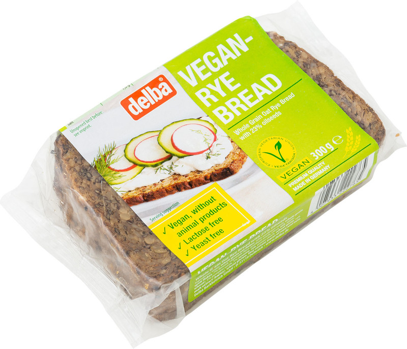 Хлеб Delba Вегетарианский овсяный со злаками, 300г — фото 1