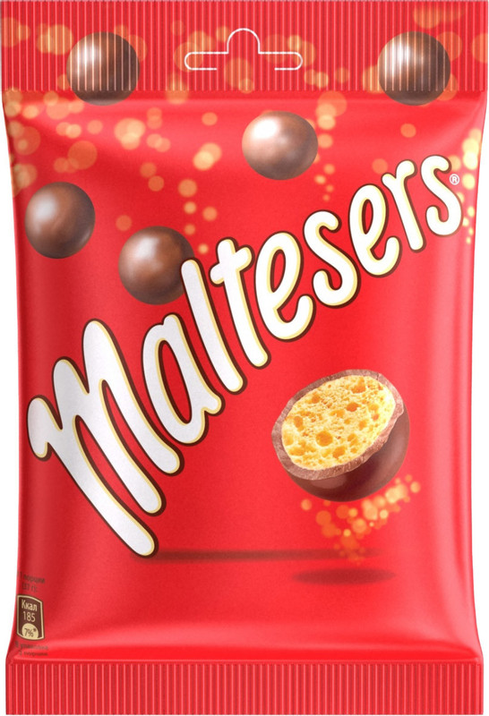 Драже Maltesers хрустящие шарики в молочной шоколадной глазури, 85г — фото 2