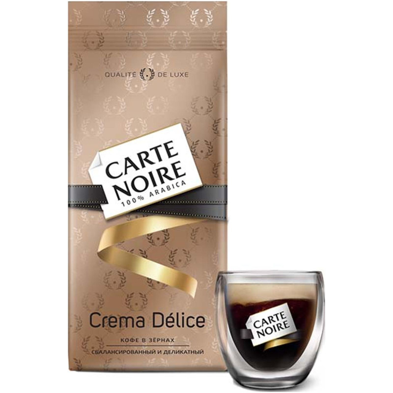 Кофе Carte Noire Crema Delice натуральный жареный молотый, 230г — фото 1