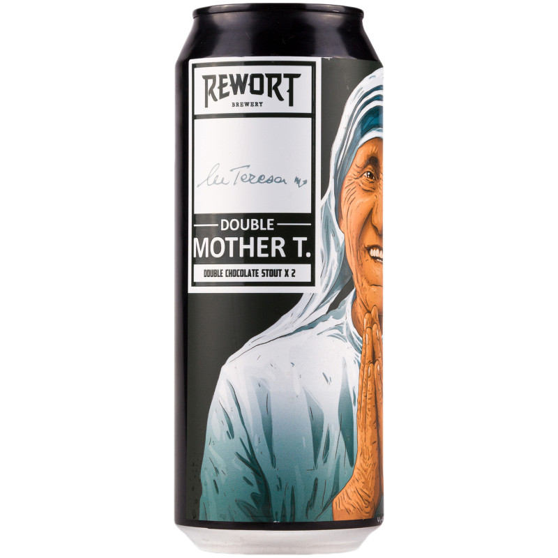 Напиток пивной ReWort Дабл Мать Тереза тёмный нефильтрованный 6.9%, 500мл — фото 1