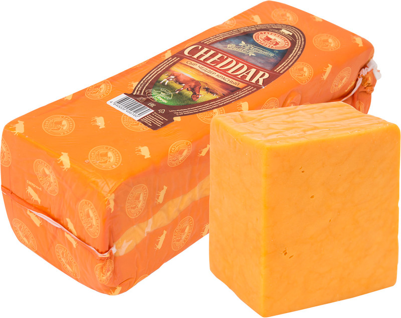 Сыр Староминский Сыродел Чеддер красный 50% — фото 2