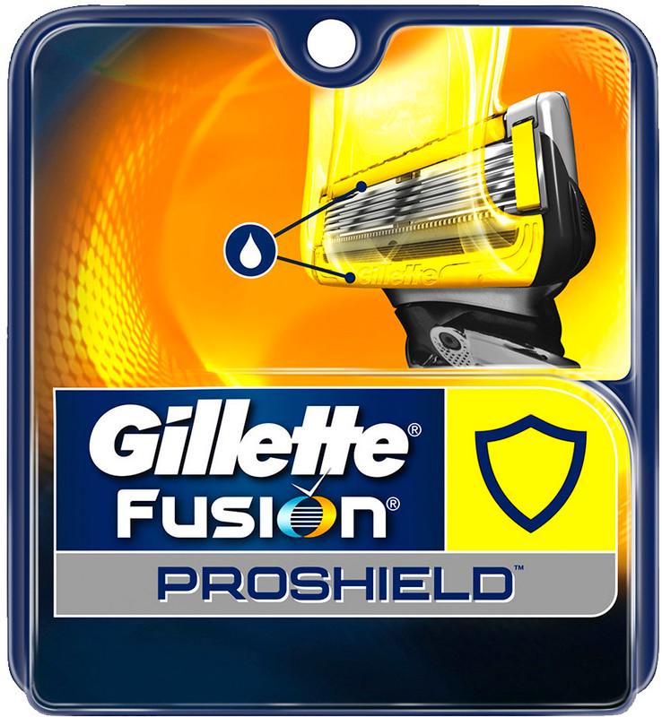 Кассеты для бритья Gillette Fusion Proshield сменные, 2шт