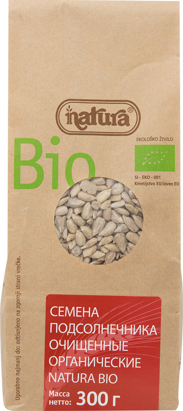 Семена подсолнечника Natura Bio органические, 300г — фото 3