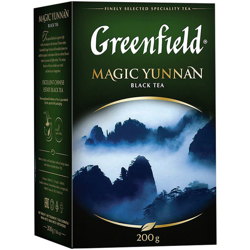 Чай Greenfield Magic Yunnan чёрный листовой, 200г — фото 2