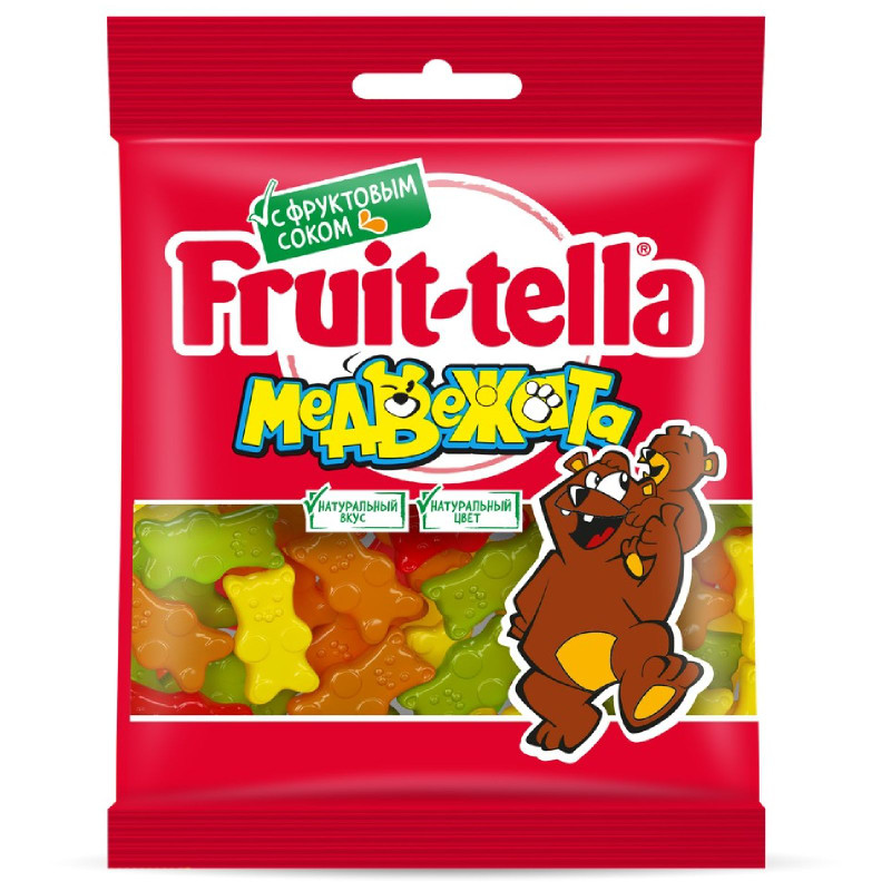 Мармелад Fruittella Медвежата жевательный, 70г