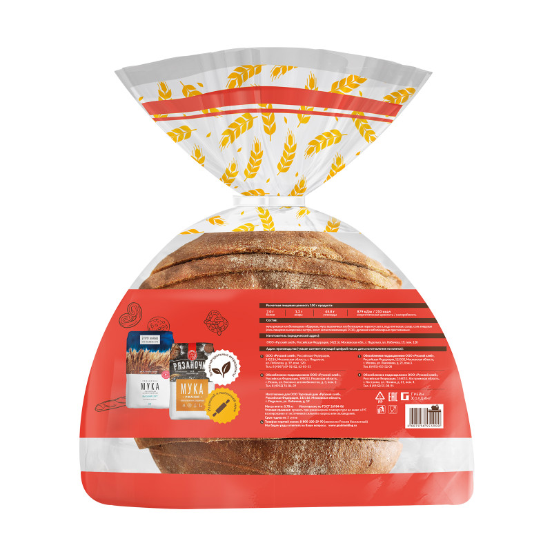 Хлеб Русский Хлеб Столичный подовый нарезка, 780г — фото 1