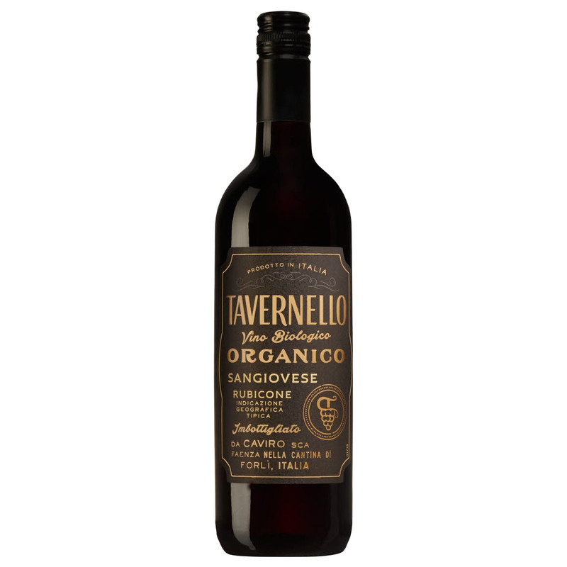 Вино Tavernello Sangiovese Organico красное полусухое 12%, 750мл