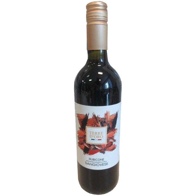 Вино Terre D'Oro Саноджовезе ординарное красное сухое категория IGT 14.5%, 750мл
