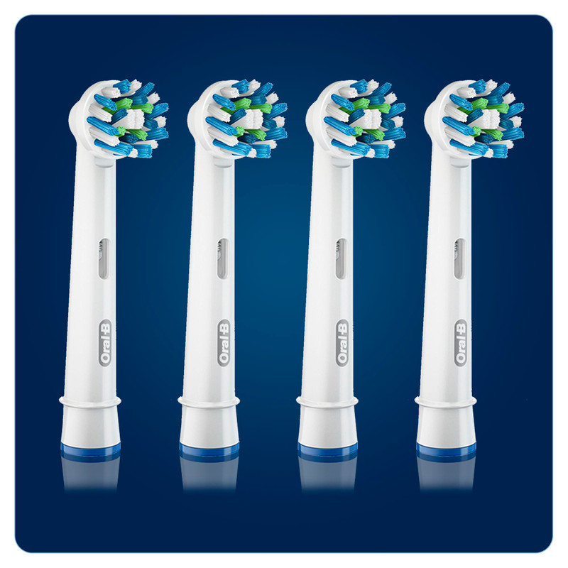 Сменные насадки для электрических зубных щеток Oral-B Cross Action для превосходной чистки, 4шт — фото 1