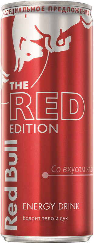 Энергетик Red Bull Red Edition безалкогольный газированный, 250мл