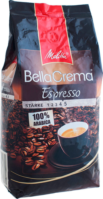 Кофе Melitta BellaCrema Espresso в зёрнах, 1кг