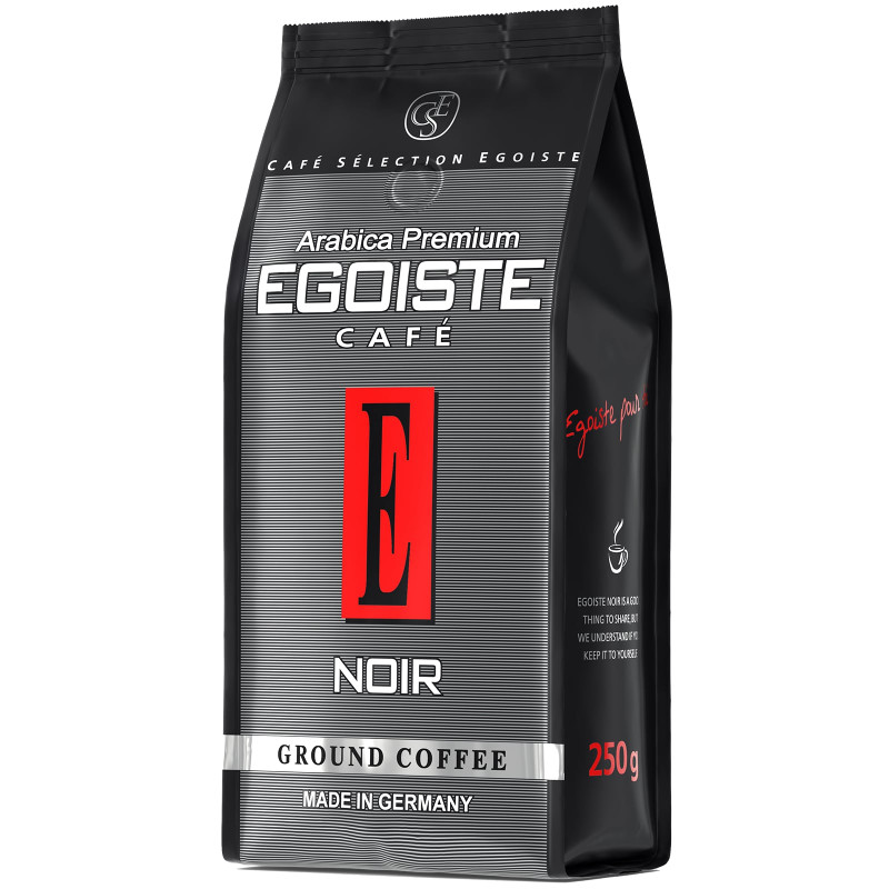 Кофе Egoiste Noir молотый, 250г — фото 1