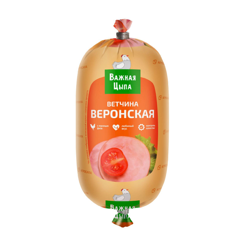 Ветчина Важная цыпа веронская из мяса цыплят варёная, 400г