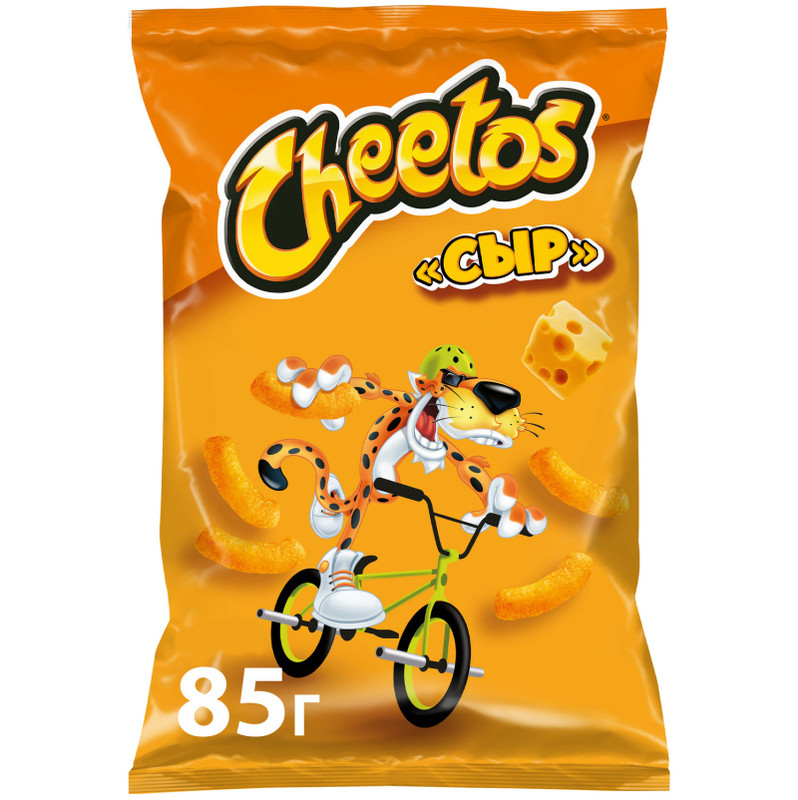 Кукурузные снеки Cheetos Сыр, 85г