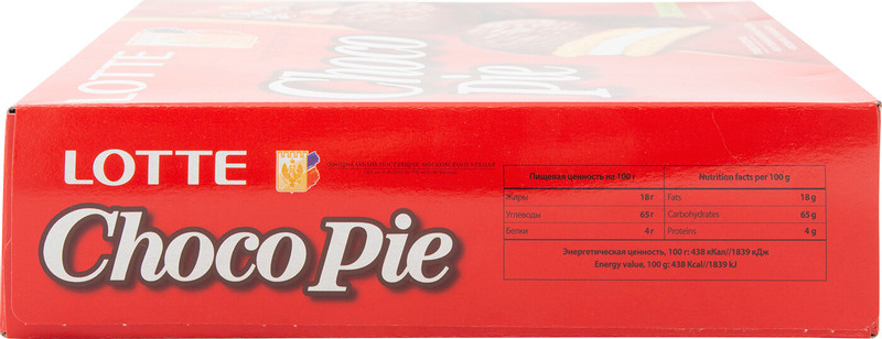 Печенье Lotte Choco Pie прослоёное глазированное, 336г — фото 3