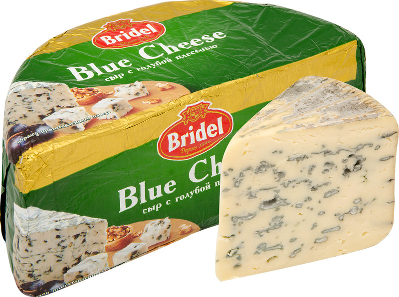 Сыр мягкий Bridel Blue Cheese с голубой плесенью 51% — фото 6