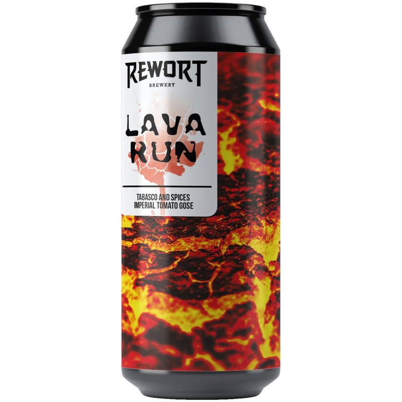 Пивной напиток Lava Run Гозе непастеризованный нефильтрованный неосветленный светлый, 500мл