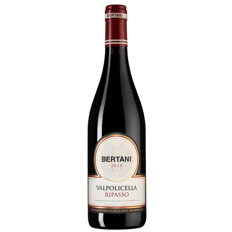 Вино Bertani Valpolicella Ripasso DOC красное полусухое 13.5%, 750мл