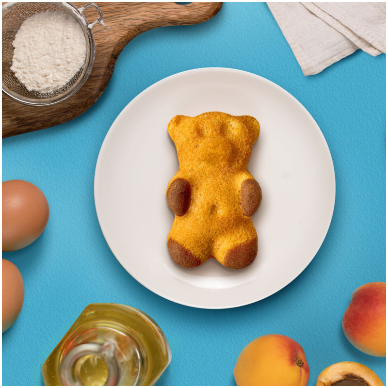 Пирожное Медвежонок Барни бисквитное с абрикосовой начинкой, 150г — фото 6