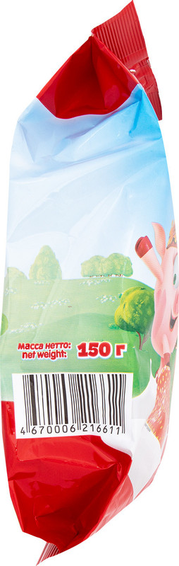 Мини-кекс Laycy Queen Смешарики клубника со сливками, 150г — фото 2