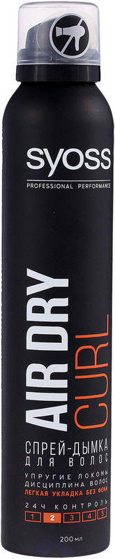 Спрей-дымка для волос Сьёсс Air Dry Curl упругие локоны, 200мл