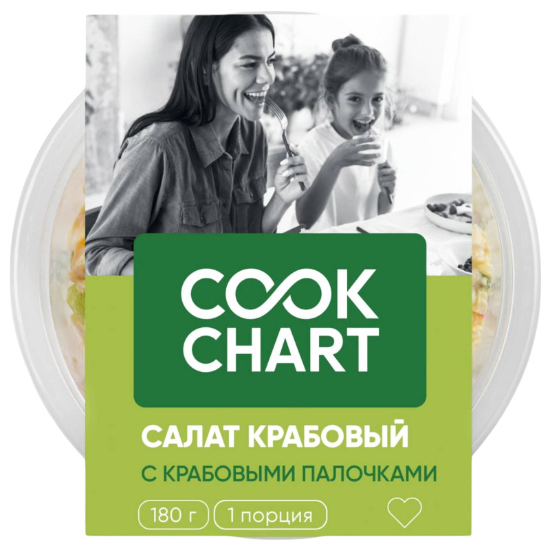 Салат Cook Chart Крабовый, 180г