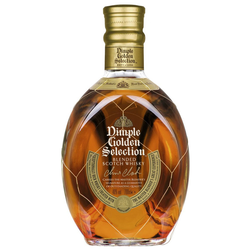 Виски Dimple Голден Селекшн шотландский купажированный 40% в подарочной упаковке, 700мл