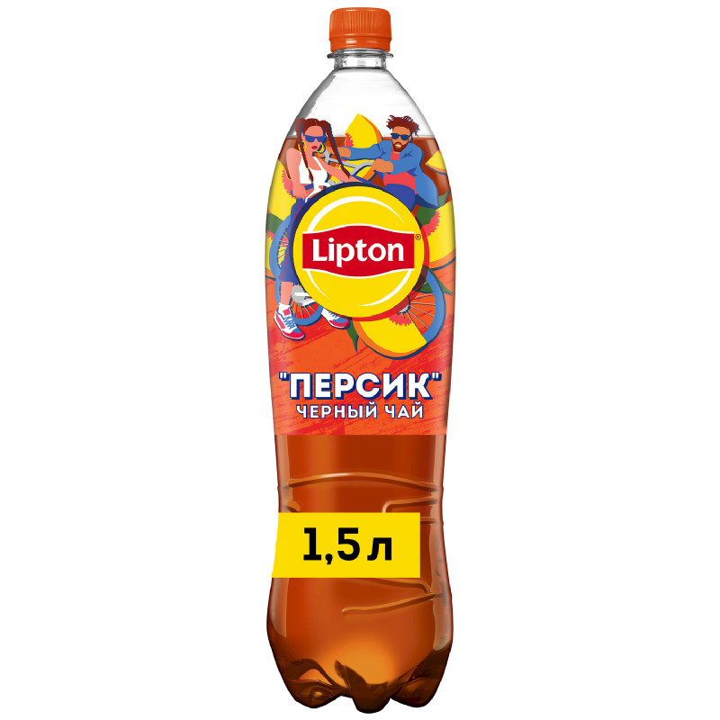 Холодный чай Lipton Персик, 1.5л