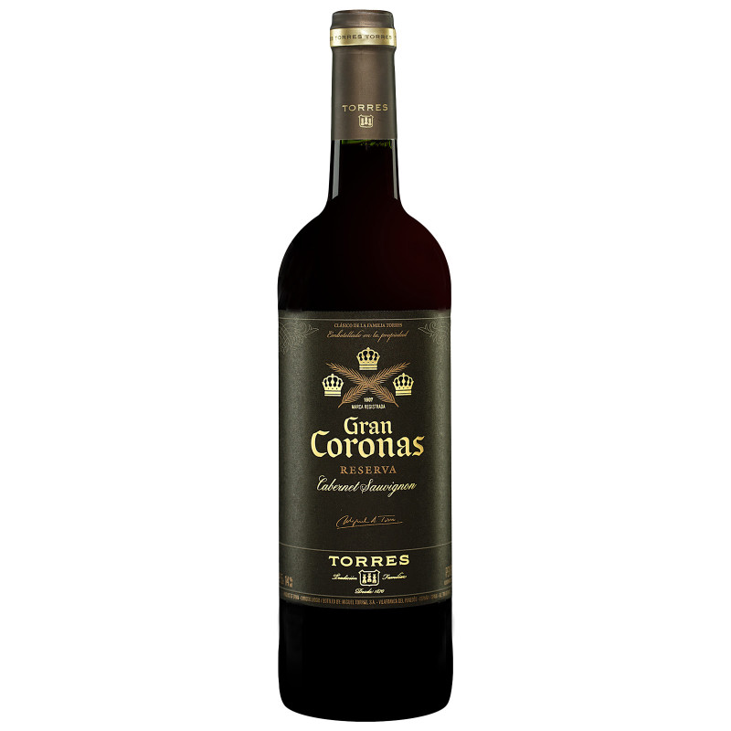 Вино Torres Гран Коронас Резерва красное сухое 14%, 750мл