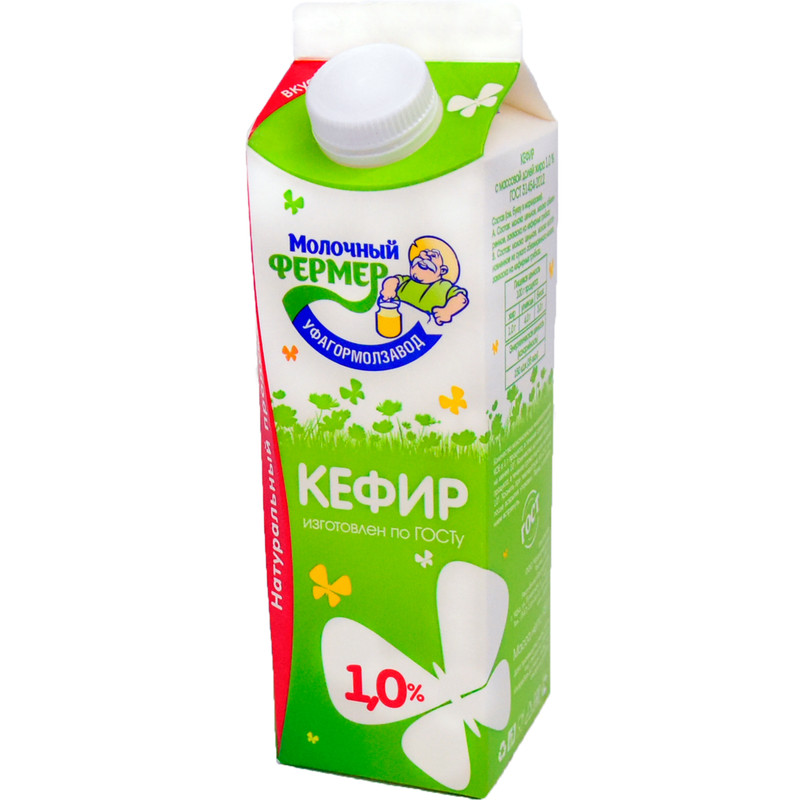 Кефир Молочный Фермер 1%, 950мл