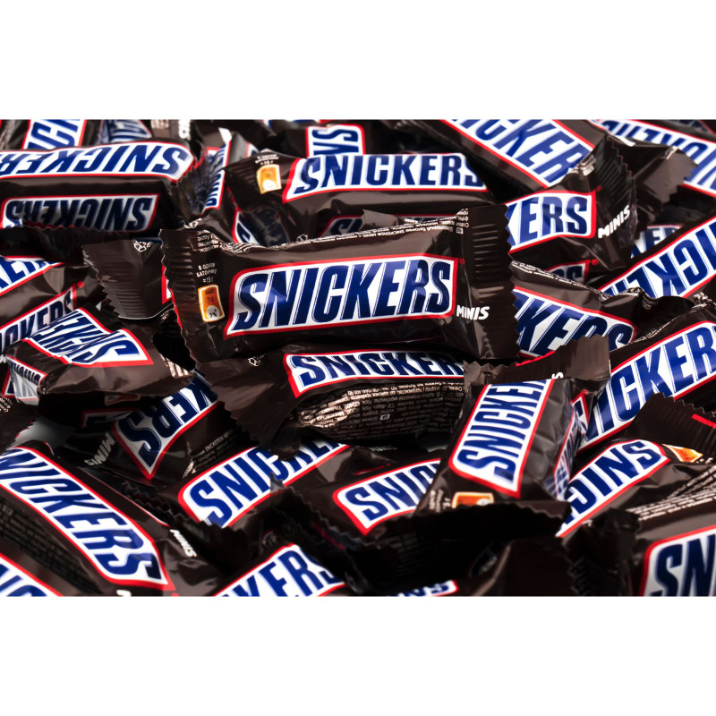 Шоколадный батончик Snickers Minis с арахисом-нугой — фото 3